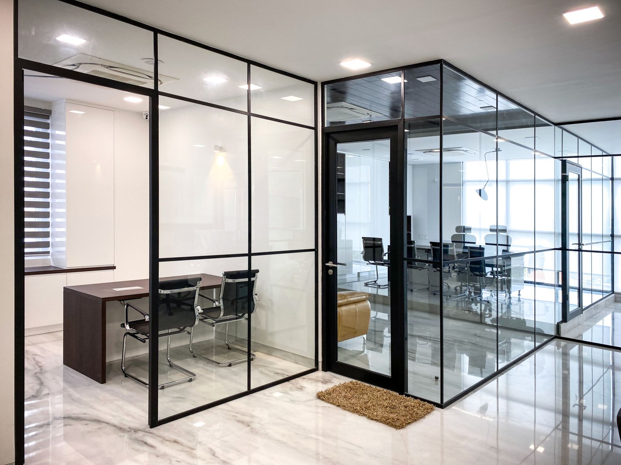 Industrial-style offices in Bangalore 