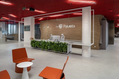 Title 21st Century Office for the interiors of the Packeta in Prague